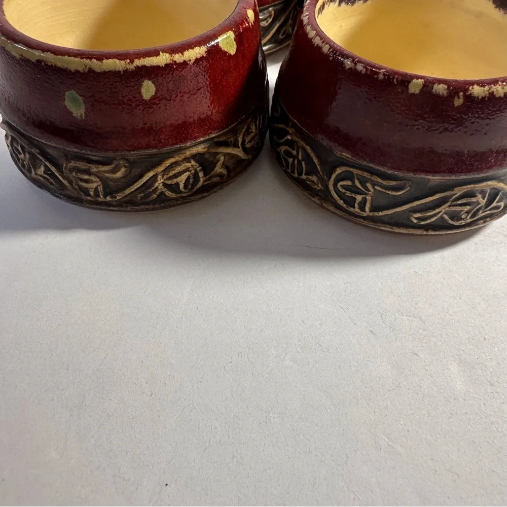 Pier 1 Celtic design tea/espresso/Yunomi cups